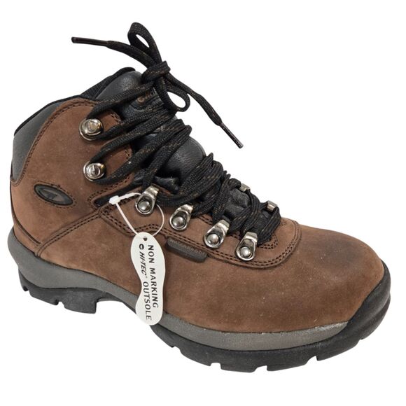 HI-TEC Boots Womens 7.5/38 Waterproof ALTITUDE II 4797 Brown Ankle Hiking New - Picture 1 of 10